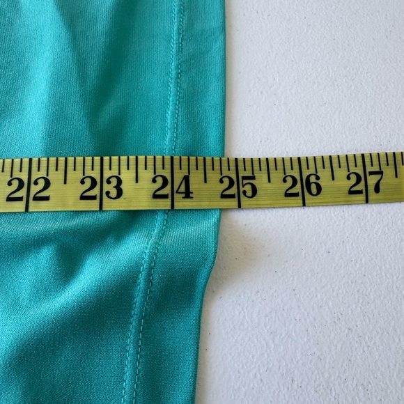 Chico’s Large Green Rolled Neck Tank Top Career Office Casual Sleeveless Stretch - Picture 2 of 8